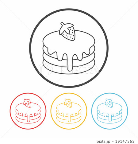 pancake line icon pancake line icon 19147565