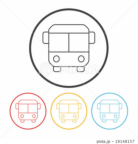 bus line icon bus line icon 19148157