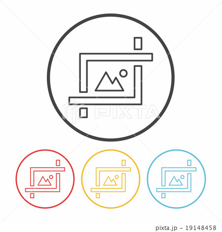 camera depth of field line icon camera depth of field line icon 19148458