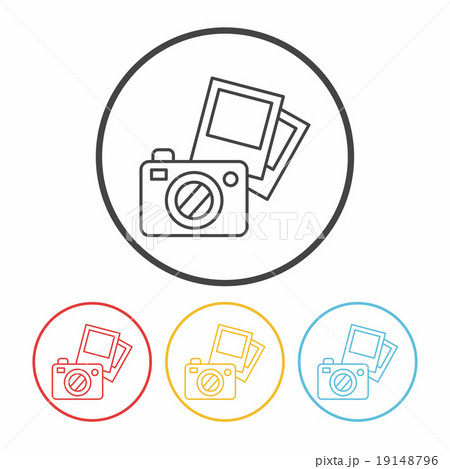 camera line icon camera line icon 19148796