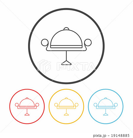 Tray line icon Tray line icon 19148885
