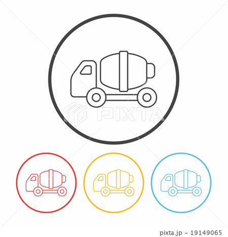 truck line icon truck line icon 19149065
