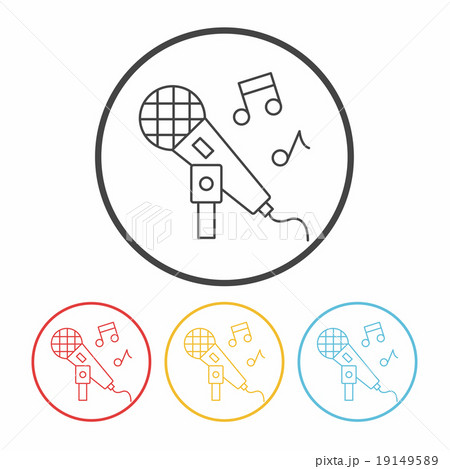 singing line icon singing line icon 19149589