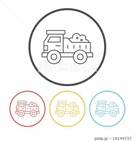 truck line icon truck line icon 19149737