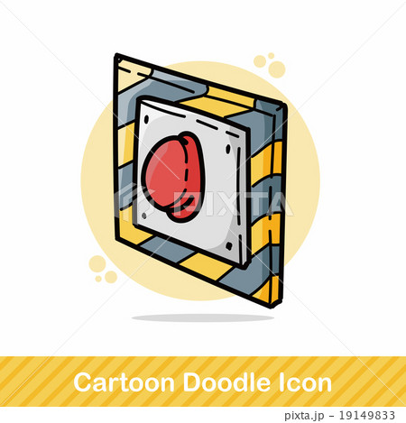 alarm bell color doodle 19149833