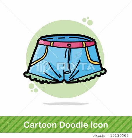 short pants color doodle 19150562