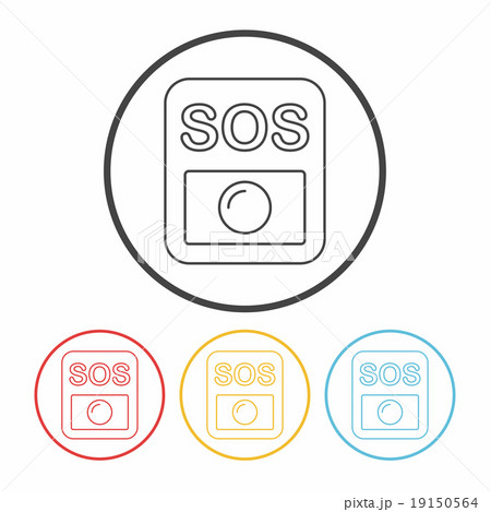 alarm line icon 19150564