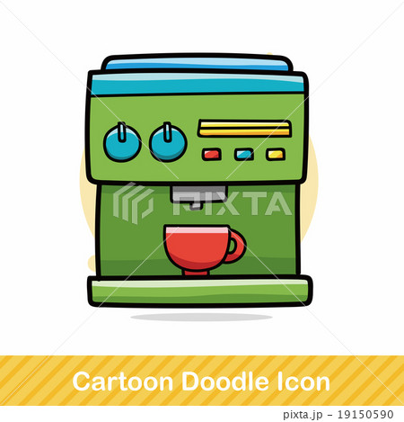 coffee machine doodle coffee machine doodle 19150590