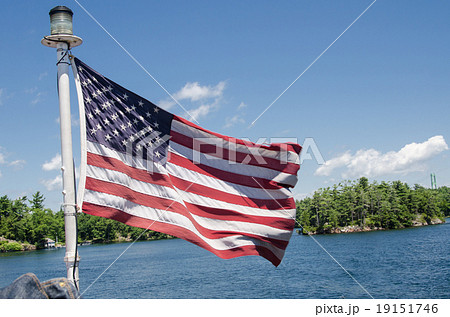 アメリカ国旗　サザンアイランド　The Thousand Islands  19151746