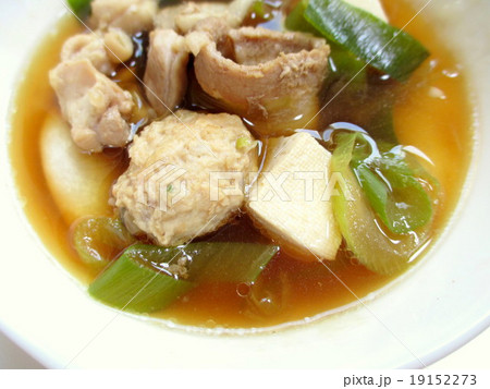 鶏団子入りのお雑煮 19152273
