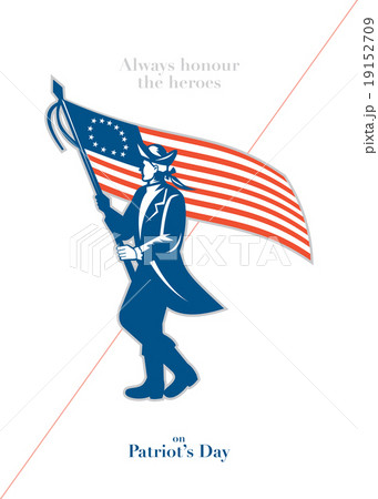 Patriots Day Greeting Card American Patriot   Patriots Day Greeting Card American Patriot   19152709