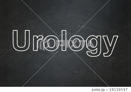 Medicine concept: Urology on chalkboard background 19159597