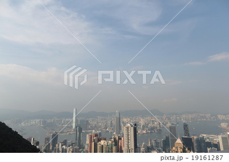 Victoria Harbour, Hong Kong, shot from the Peak. Victoria Harbour, Hong Kong, shot from the Peak. 19161287