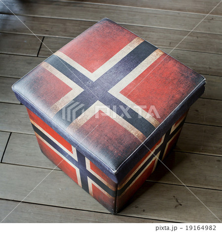 Empty stool box - American Flag graphic useful Empty stool box - American Flag graphic useful 19164982