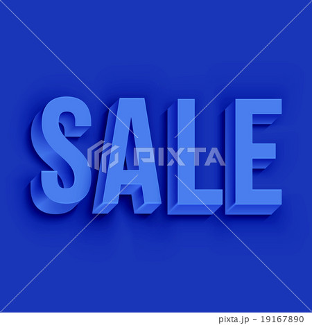 Volumetric white Sale lettering 19167890