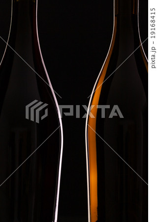 Two different bottles of wine Two different bottles of wine 19168415