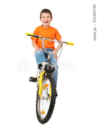 boy on bicycle boy on bicycle 19168746