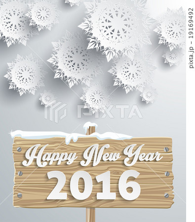 Snowflakes Background. Happy New Year Snowflakes Background. Happy New Year 19169492