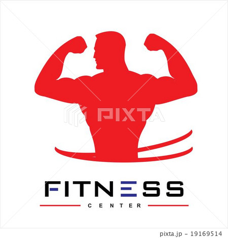 fitness. man of fitness silhouette fitness. man of fitness silhouette 19169514