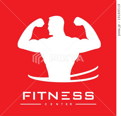 fitness.man of fitness silhouette character vector fitness.man of fitness silhouette character vector 19169519