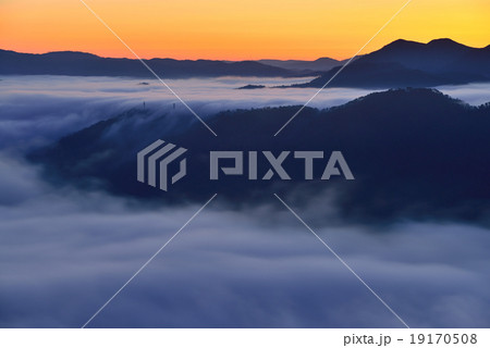 荒谷山の雲海 荒谷山の雲海 19170508