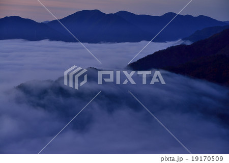 荒谷山の雲海 荒谷山の雲海 19170509