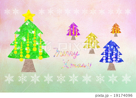 クリスマスのもみの木のイラスト クリスマスのもみの木のイラスト 19174096