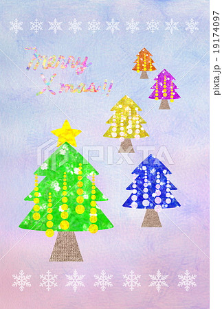 クリスマスのもみの木のイラスト クリスマスのもみの木のイラスト 19174097