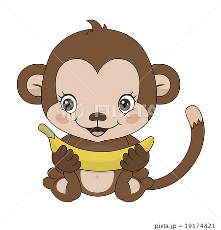 Symbol of 2016 - a monkeyのイラスト素材 [19174821] - PIXTA
