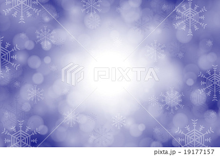 背景素材壁紙 冬景色 ホワイトスノー 白雪 アイス 氷 雪の結晶 メリークリスマス ぼかし 淡い光 のイラスト素材