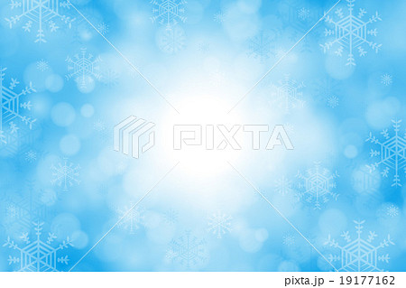 背景素材壁紙 冬景色 ホワイトスノー 白雪 アイス 氷 雪の結晶 メリークリスマス ぼかし 淡い光 のイラスト素材