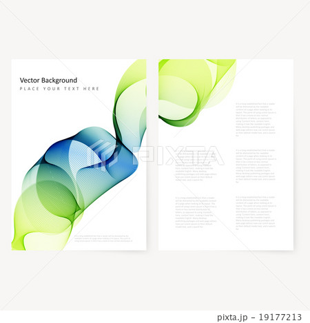 Abstract template color flyer 19177213