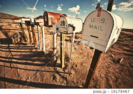 Old Mailboxes in west United States 19178467