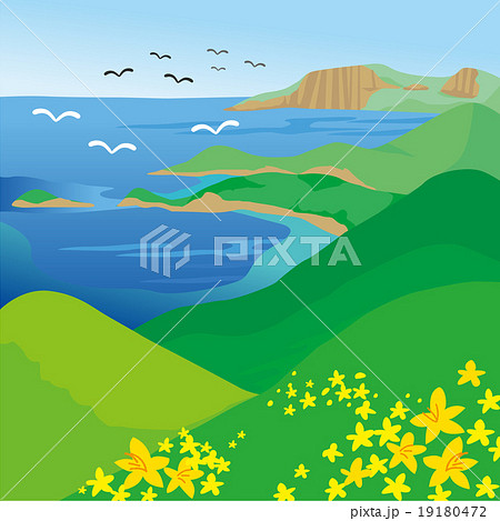 北海道礼文島の景色 19180472