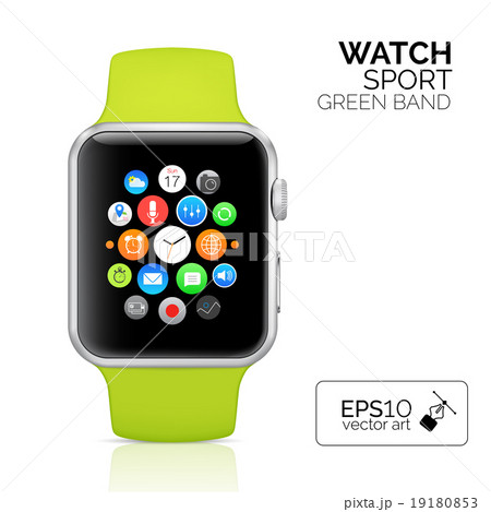 Smart watch isolated Smart watch isolated 19180853