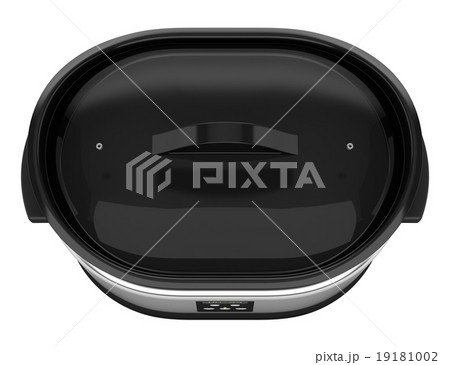 top view of slow cooker isolated on white 19181002