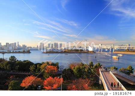 お台場 紅葉 夕景 お台場 紅葉 夕景 19181674
