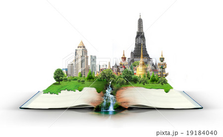 book with thailand bangkok travel concept 19184040