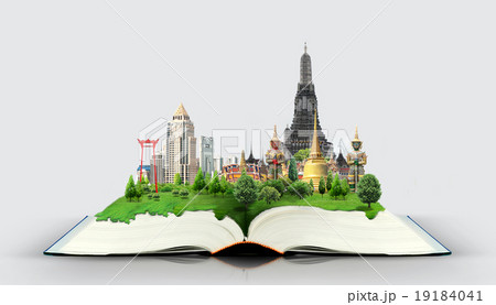 book with thailand bangkok travel concept 19184041