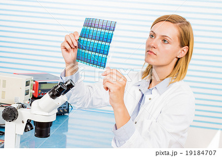 Silicon wafers production, photolithography 19184707