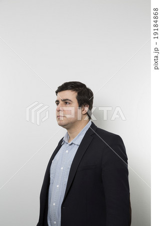 studio shot of serious businessman studio shot of serious businessman 19184868