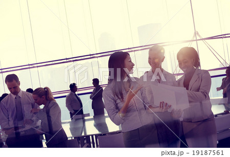 Business Team Meeting Discussion Board Room Concept 19187561