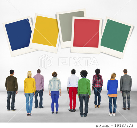 Polaroid Paper Instant Camera Photography Media Concept 19187572