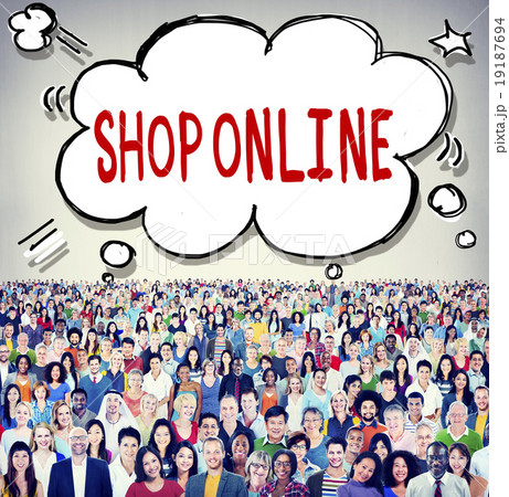 Shop Online Consumer Delivery Customer Concept Shop Online Consumer Delivery Customer Concept 19187694