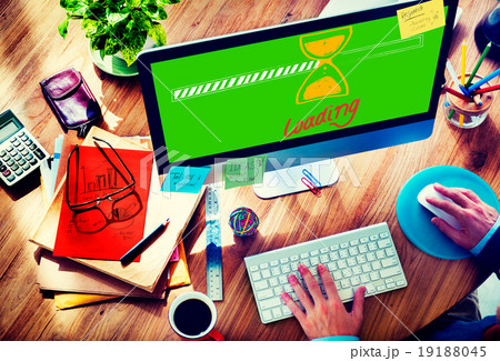 Loading Data Information Transfer Digital Internet Concept 19188045