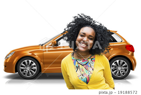 Car Vehicle Hatchback Transportation 3D Illustration Concept 19188572