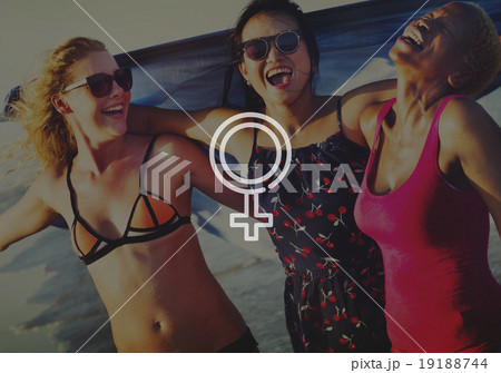 Female Sexual Gender Women Girl Icon Concept Female Sexual Gender Women Girl Icon Concept 19188744