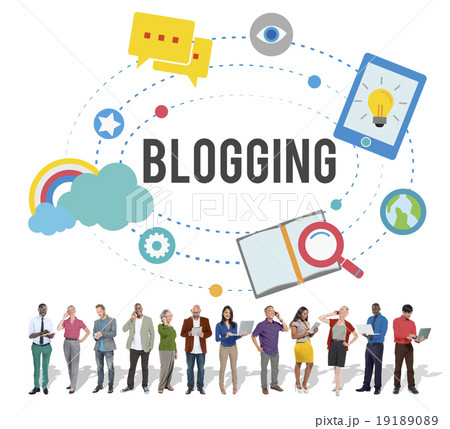 Blogging Blog Internet Media Networking Social Concept 19189089