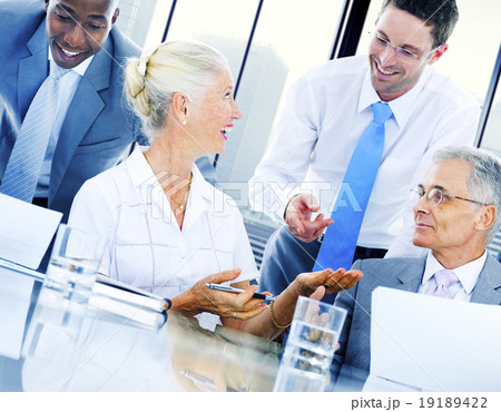 Business People Meeting Discussion Communication Concept Business People Meeting Discussion Communication Concept 19189422