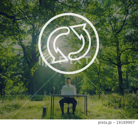 Recycle Environmental Conservation Cycle Symbol Concept Recycle Environmental Conservation Cycle Symbol Concept 19189907